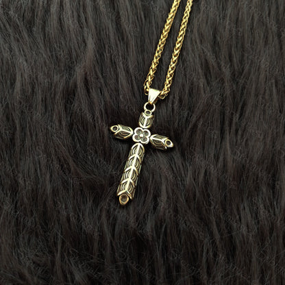 Athelstan Cross Pendant, Stainless Steel