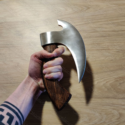 Axe Pizza Cutter, Stainless Steel
