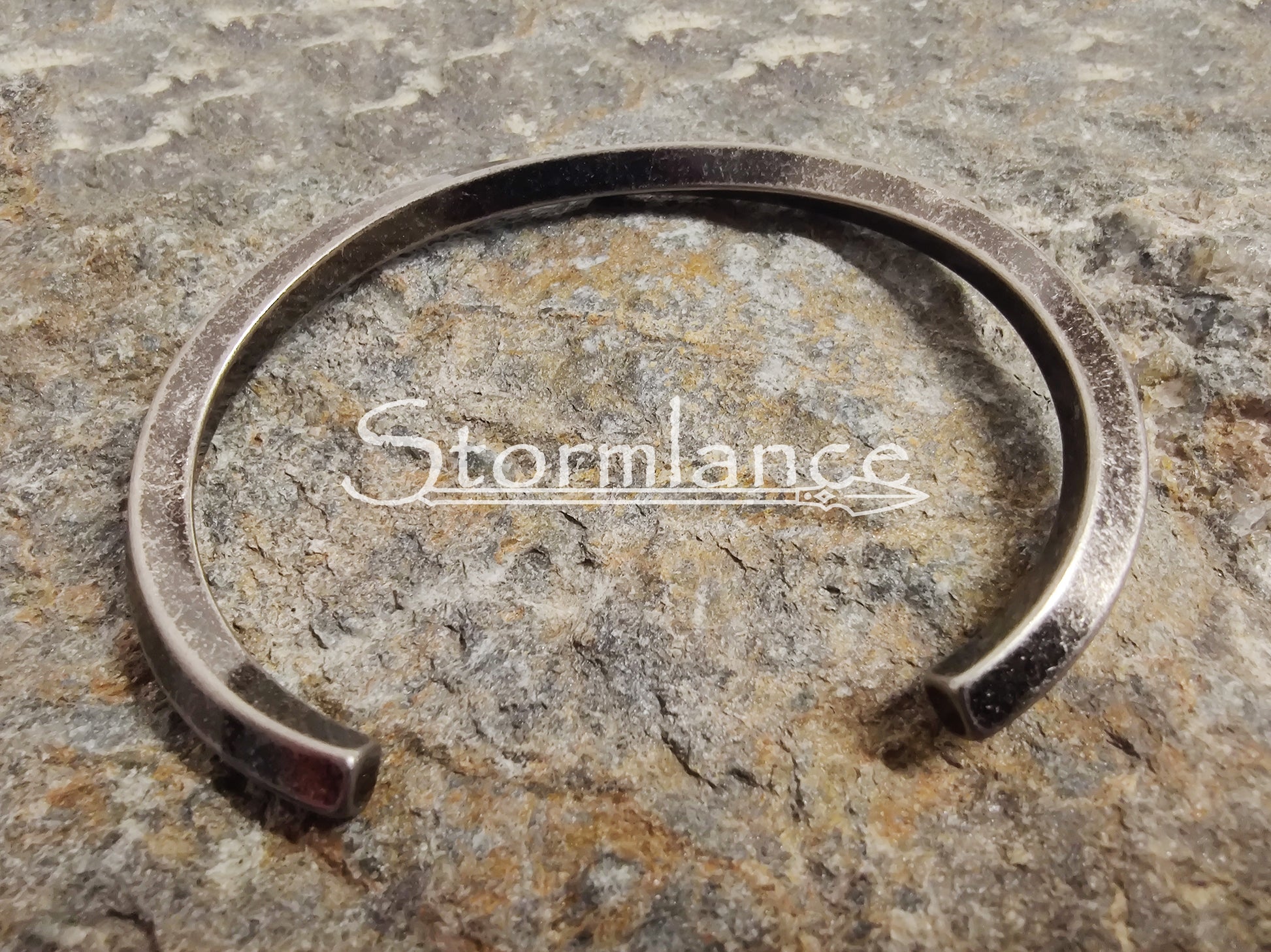 Modern Viking Bangle, Stainless Steel