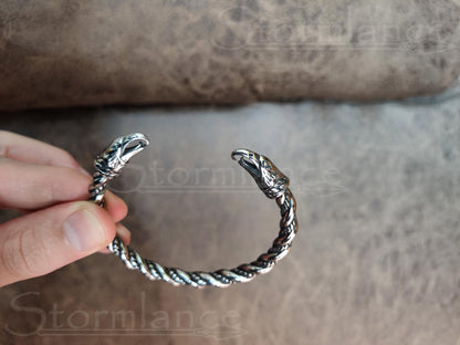 Odin's Ravens Bracelet, Stainless Steel