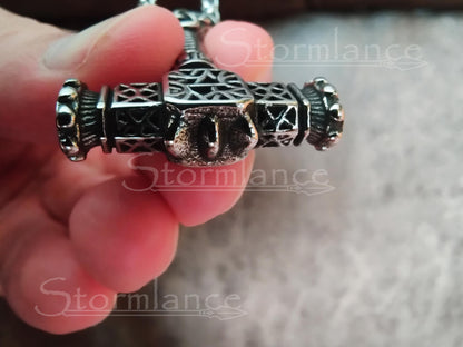 Mjolnir Pendant, Stainless Steel