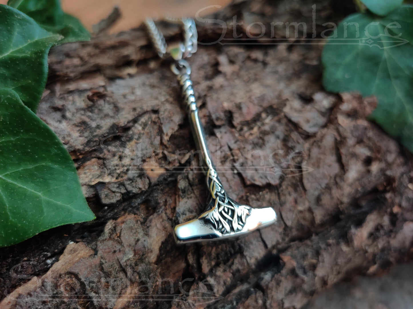 Mjolnir Pendant, Stainless Steel