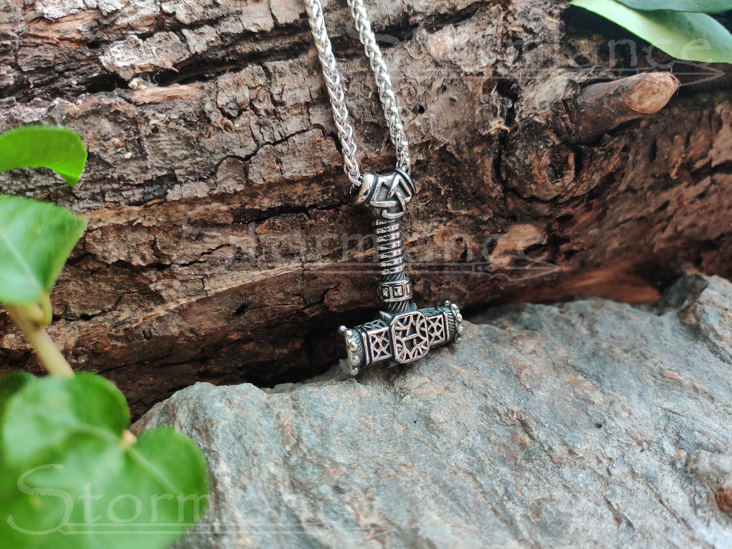 Mjolnir Pendant, Stainless Steel