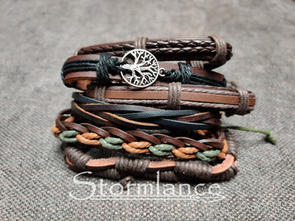 Tree of Life Bracelet, PU Leather