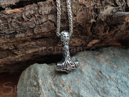 Mjolnir Pendant, Stainless Steel