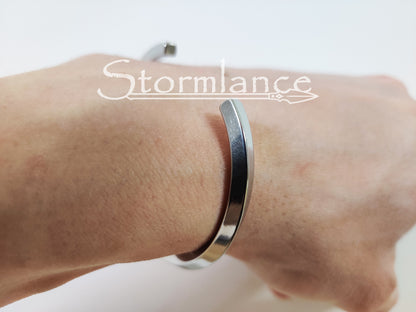 Modern Viking Bangle, Stainless Steel