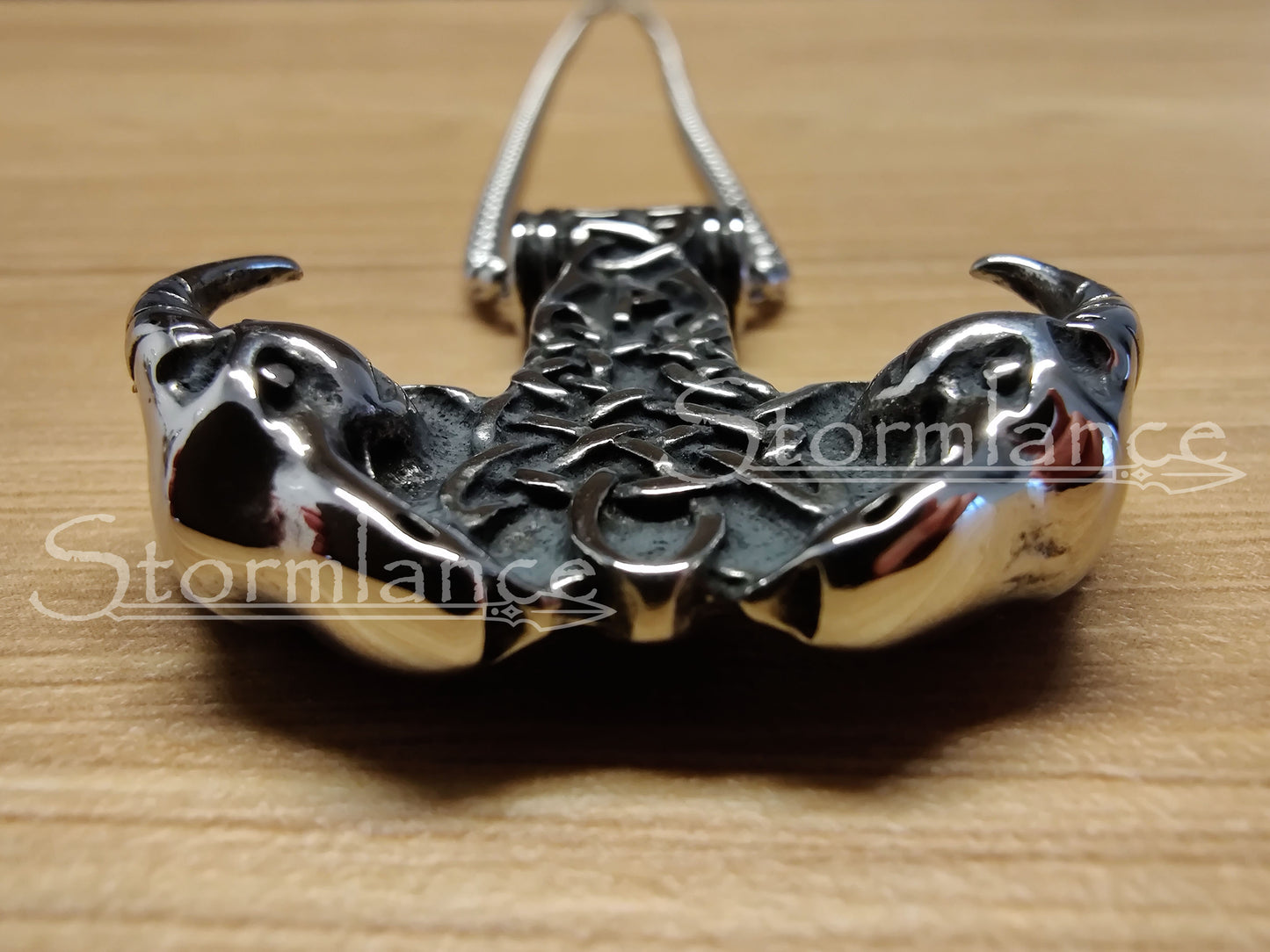 Mjolnir Pendant, Stainless Steel