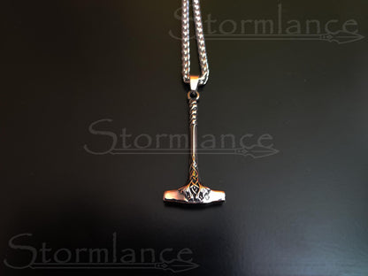 Mjolnir Pendant, Stainless Steel