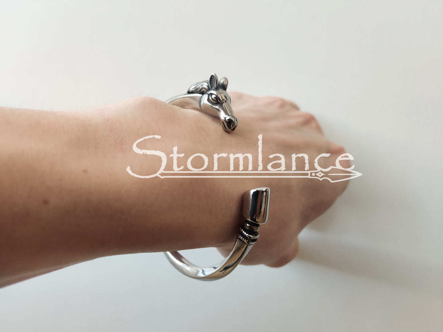 Sleipnir Arm Ring, Stainless Steel