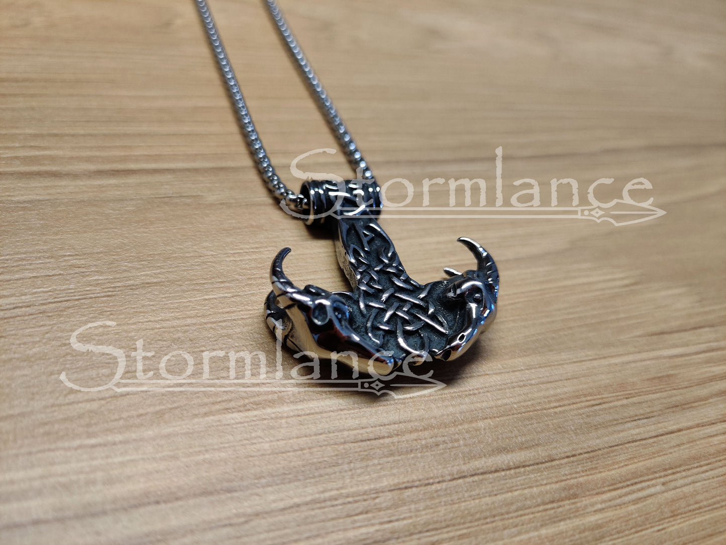 Mjolnir Pendant, Stainless Steel