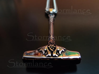 Mjolnir Pendant, Stainless Steel