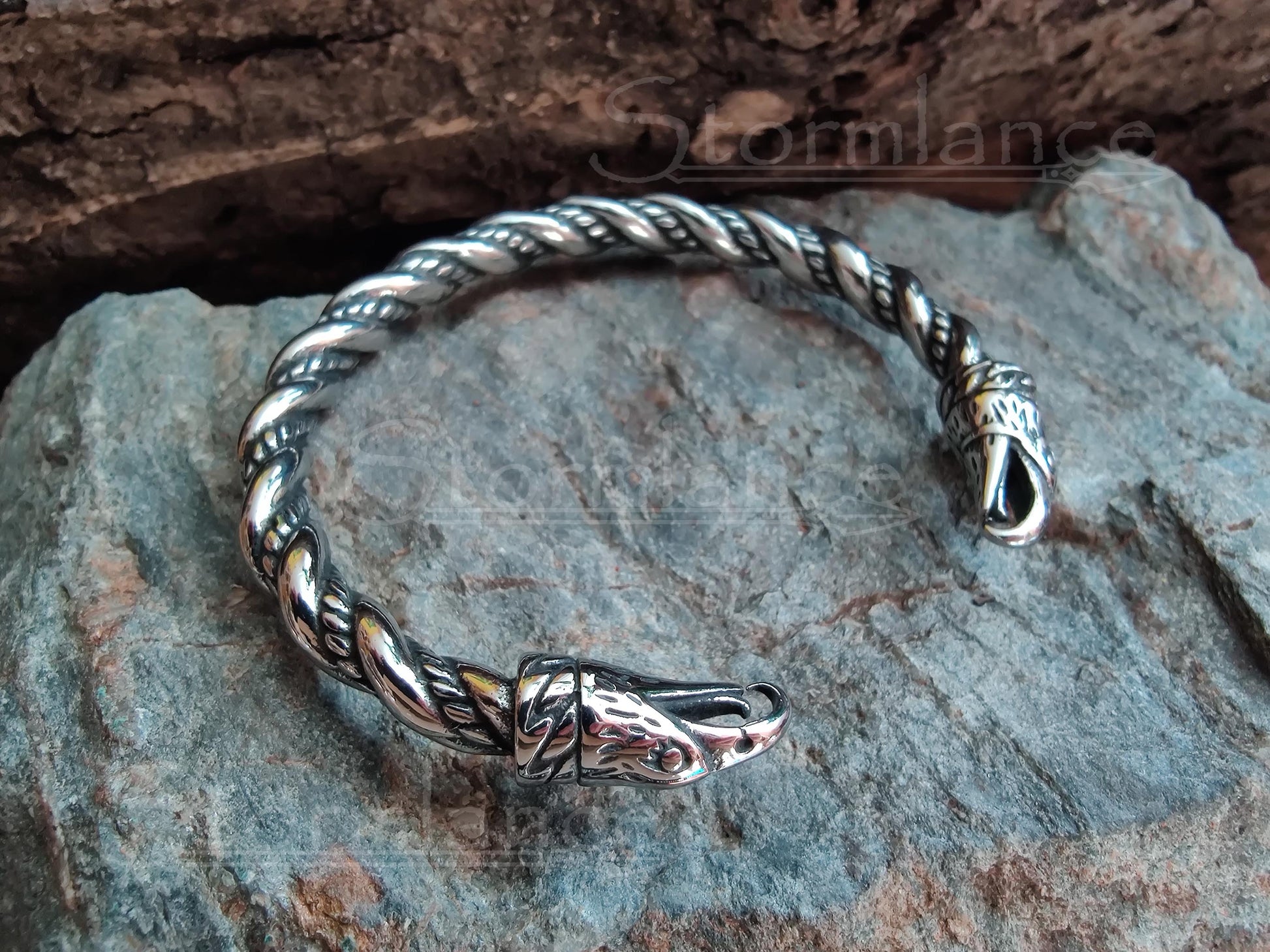 Odin's Ravens Bracelet, Stainless Steel