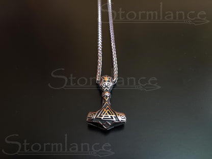 Mjolnir Pendant, Stainless Steel