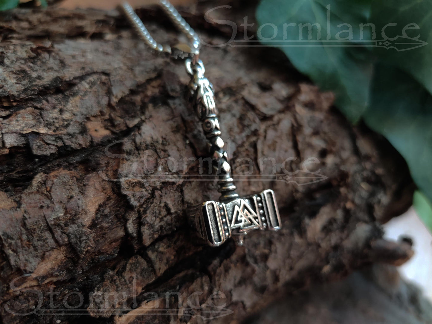 Mjolnir Pendant, Stainless Steel