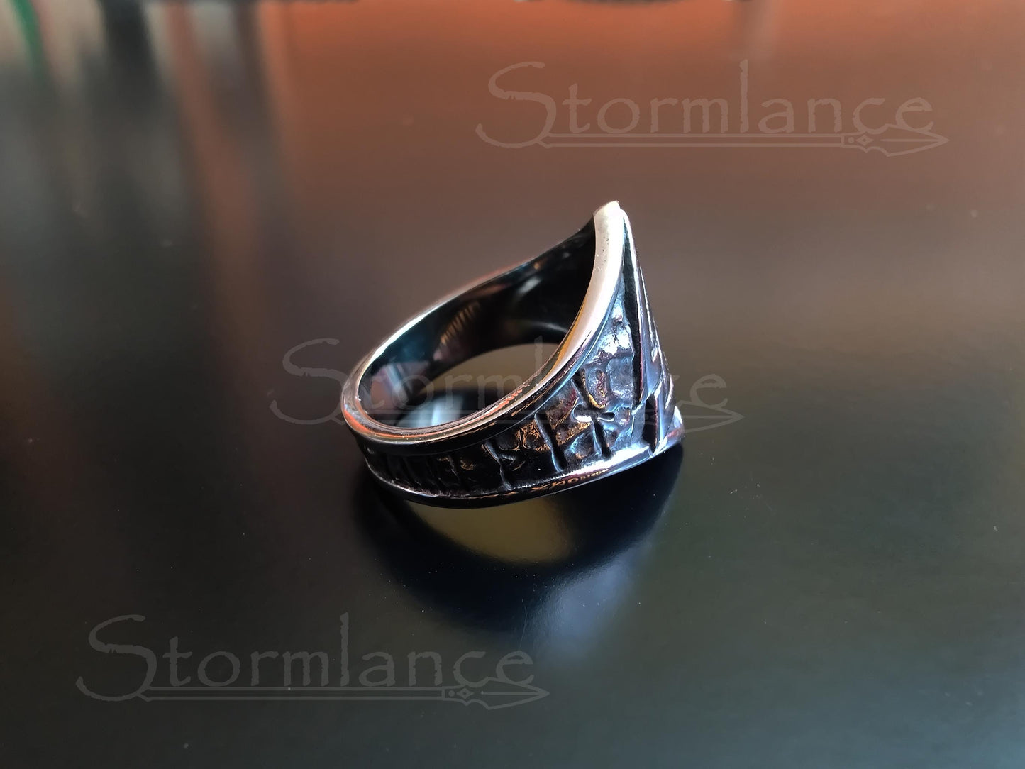 Valknut Ring, Stainless Steel