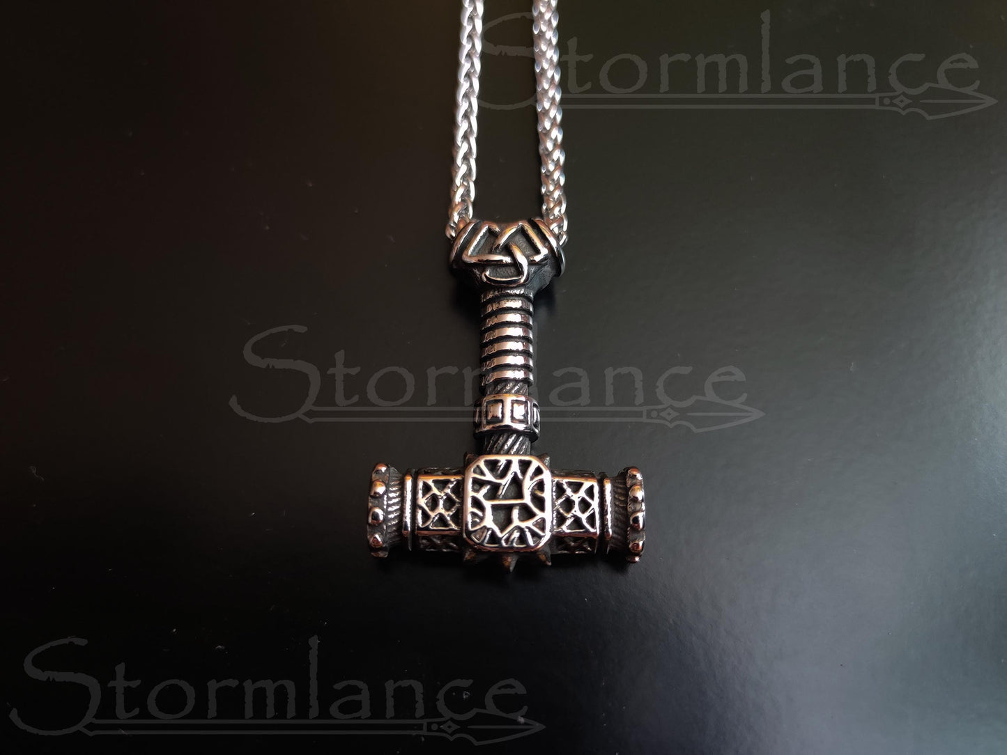 Mjolnir Pendant, Stainless Steel