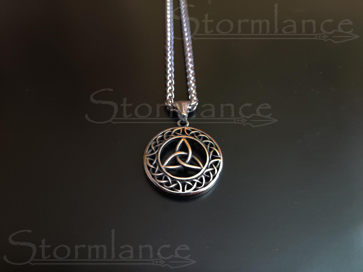 Triquetra Pendant, Stainless Steel