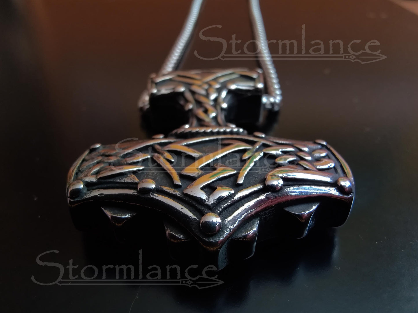 Mjolnir Pendant, Stainless Steel