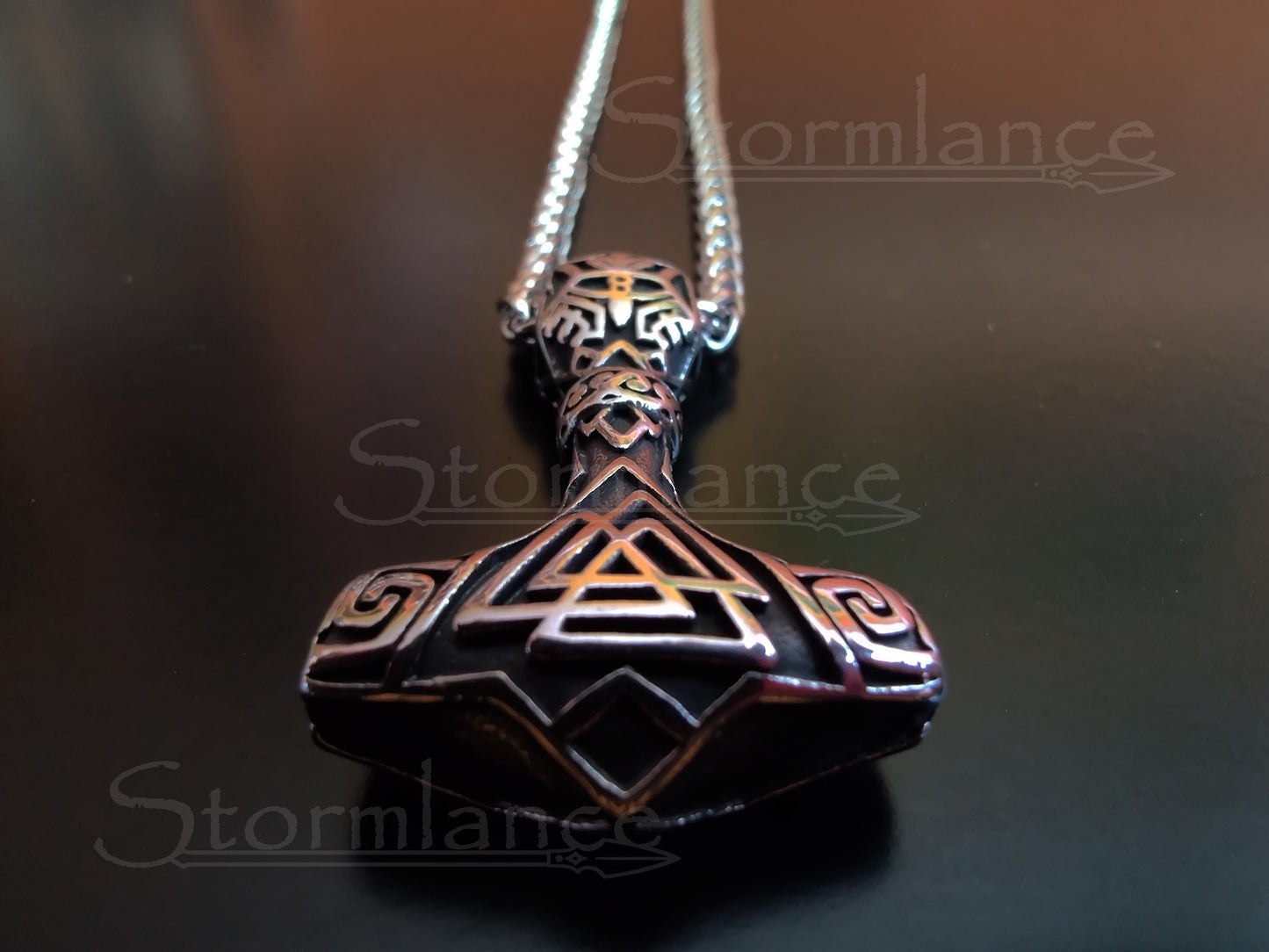 Mjolnir Pendant, Stainless Steel