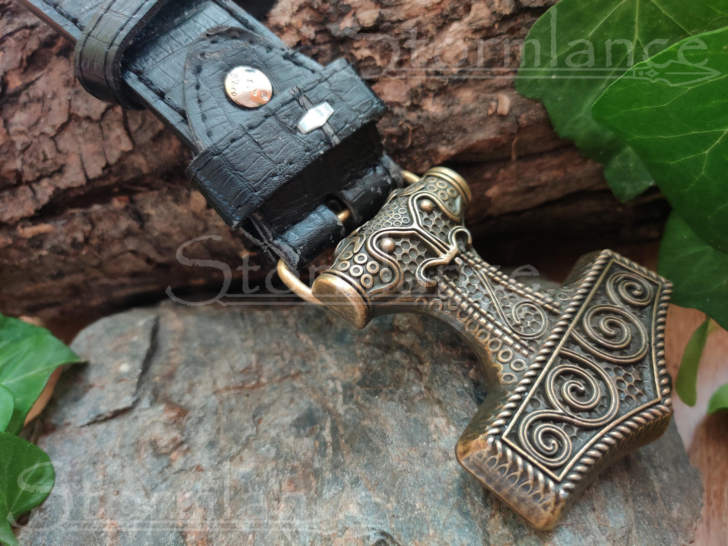 Viking Belt Buckle, Stainless Steel