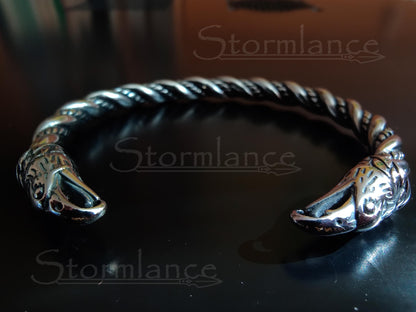 Odin's Ravens Bracelet, Stainless Steel