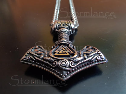 Mjolnir Pendant, Stainless Steel